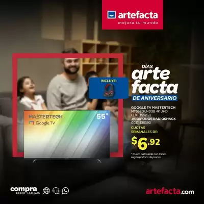 Catálogo Artefacta (válido hasta 14-09)