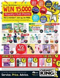 Chemist King catalogue Page 1