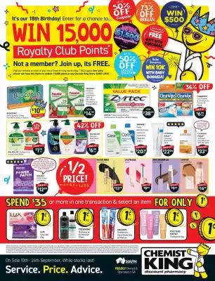 Chemist King catalogue (valid until 24-09)