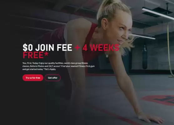 Fitness First catalogue (valid until 30-09)