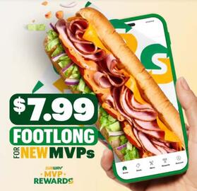Subway flyer week 37 Page 1