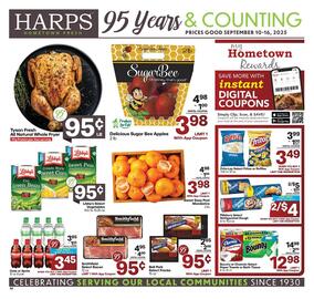 Harp's Market weekly ad week 37 Page 1