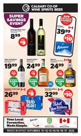 Calgary Co-op flyer week 37 Page 1