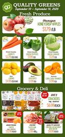 Quality Greens flyer week 37 Page 1