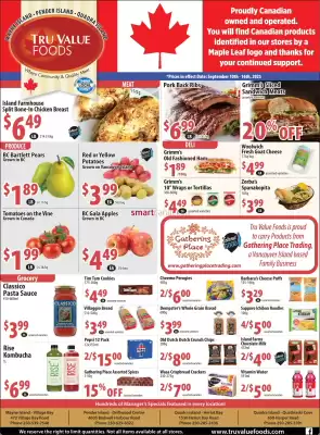 Tru Value Foods flyer (valid until 16-09)