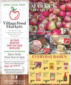Village Food Markets flyer week 37 Page 1