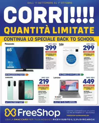 Volantino FreeShop (valido fino al 1-10)