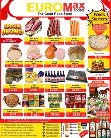 EuroMax Foods flyer Page 1