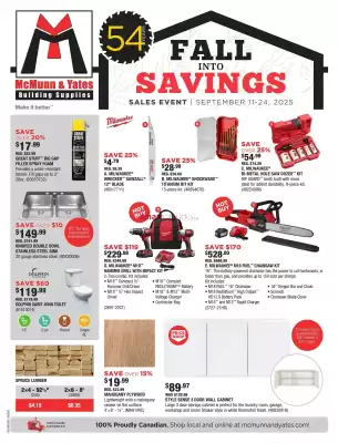 McMunn & Yates Building Supplies flyer (valid until 17-09)