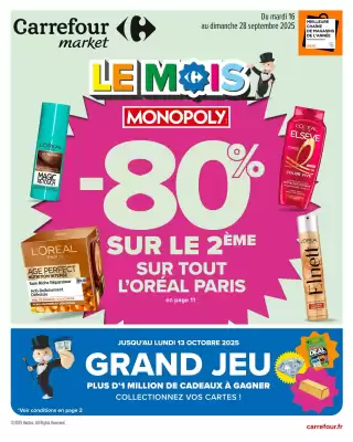 Catalogue Carrefour Market (valable jusqu'au 28-09)