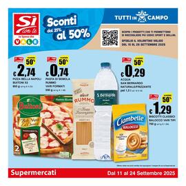 Volantino Sì con te Supermercati Pagina 1
