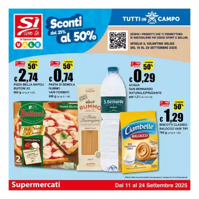 Volantino Sì con te Supermercati (valido fino al 24-09)