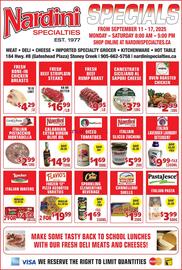 Nardini Specialties flyer week 37 Page 1