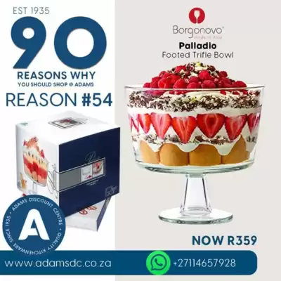 Adams Discount Centre catalogue (valid until 11-09)