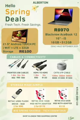 Matrix Warehouse catalogue (valid until 30-09)