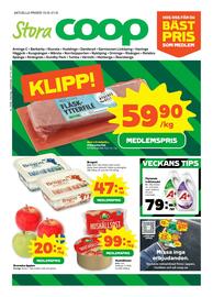 Stora Coop reklamblad vecka 38 Sida 1
