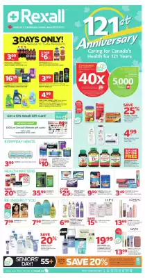 Rexall flyer (valid until 25-09)