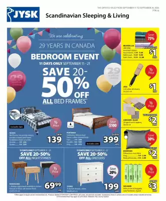 JYSK flyer (valid until 25-09)