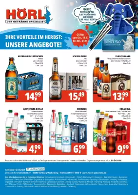 Hörl Getränke Prospekt (gültig bis 24-09)