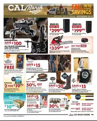 C A L Ranch Stores weekly ad (valid until 19-09)