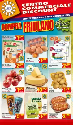 Volantino Centro Commerciale Discount (valido fino al 24-09)