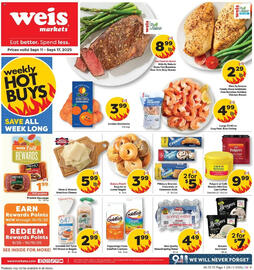 Weis Markets weekly ad week 37 Page 1