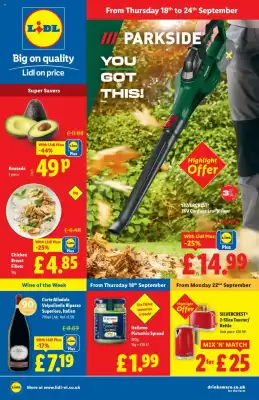 Lidl leaflet (valid until 25-09)