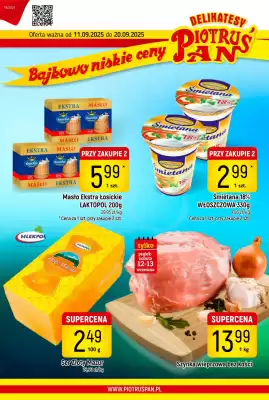 Delikatesy Piotruś Pan gazetka (ważność do 20-09)