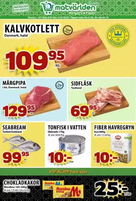 Matvärlden Tensta reklamblad (giltig till och med 14-09)