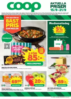 Coop reklamblad (giltig till och med 21-09)