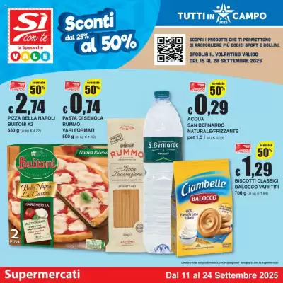 Volantino Sì con te (valido fino al 24-09)