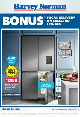 Harvey Norman catalogue (valid until 21-09)