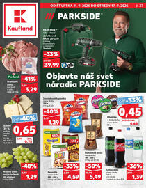 Kaufland SK akciós újság hét 37 Oldal 1