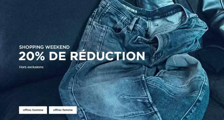 Catalogue G-Star Raw (valable jusqu'au 30-09)