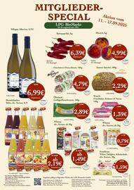 LPG Biomarkt Prospekt woche 37 Seite 1