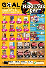 Goal Supermarket catalogue Page 1