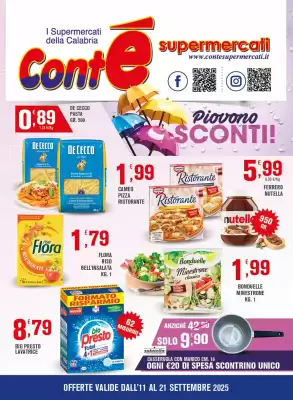Volantino Conté Supermercati (valido fino al 21-09)