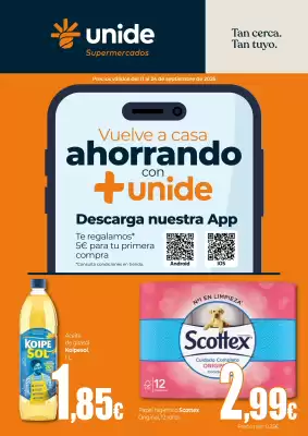 Folleto Unide Supermercados (válido hasta el 24-09)