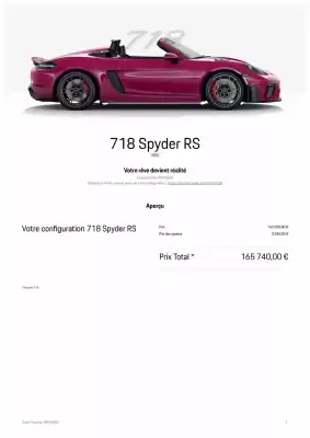Catalogue Porsche (valable jusqu'au 11-10)