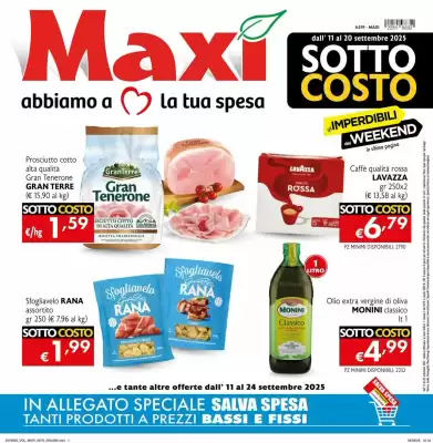Volantino Maxi Supermercati (valido fino al 24-09)