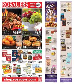 Rosauers weekly ad week 37 Page 1