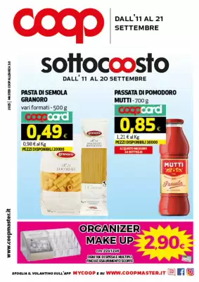 Volantino Coop Master Alleanza 3.0 (valido fino al 21-09)