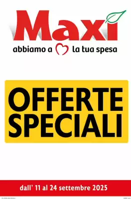 Volantino Maxi Supermercati (valido fino al 24-09)
