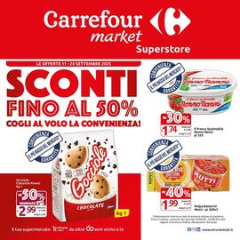Volantino Carrefour Market Superstore Pagina 1