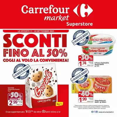Volantino Carrefour Market Superstore (valido fino al 24-09)