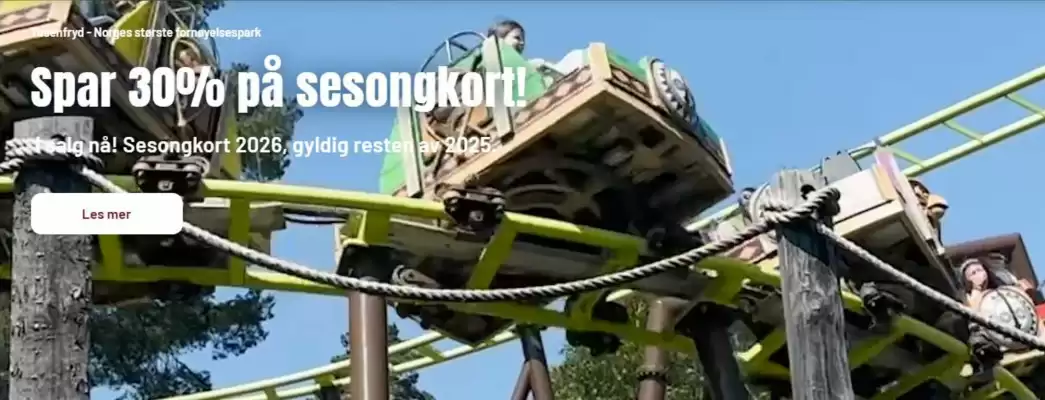 Tusenfryd kundeavis (gyldig til 30-09)