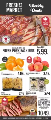 Fresh St Market flyer (valid until 17-09)