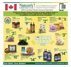 Nature's Emporium flyer week 37 Page 1
