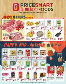 PriceSmart foods flyer week 37 Page 1