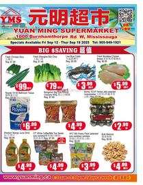 Yuan Ming Supermarket flyer week 37 Page 1